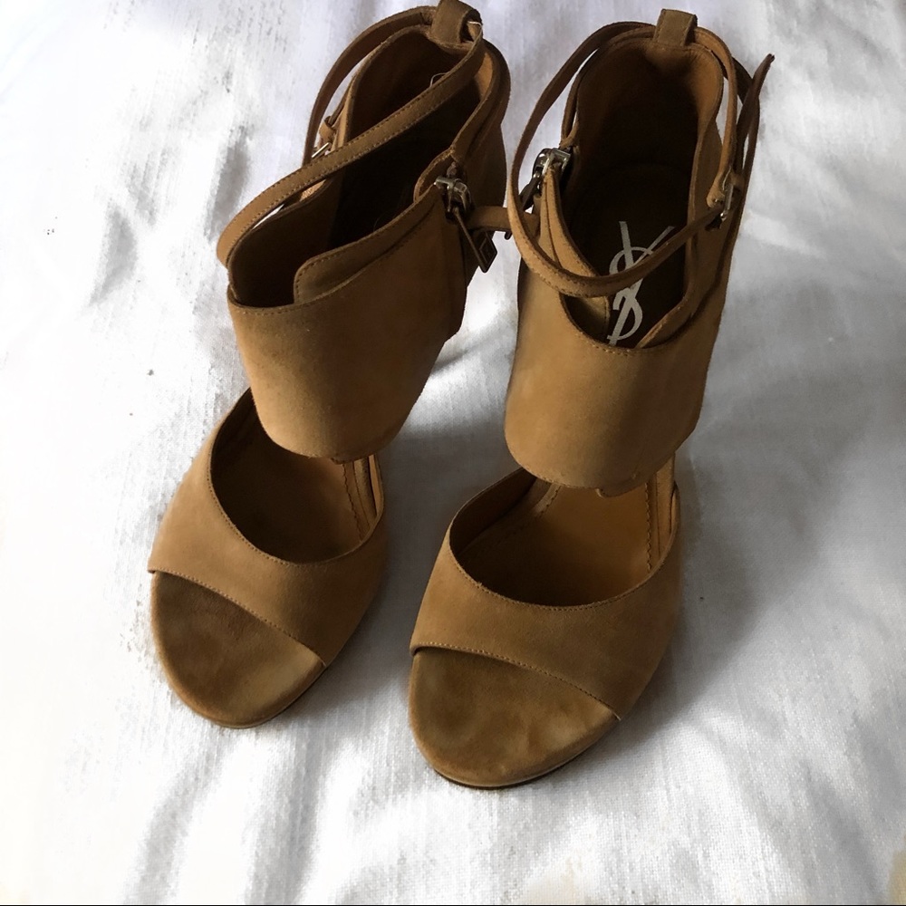 Yves Saint Laurent "Fatale" Suede Heels